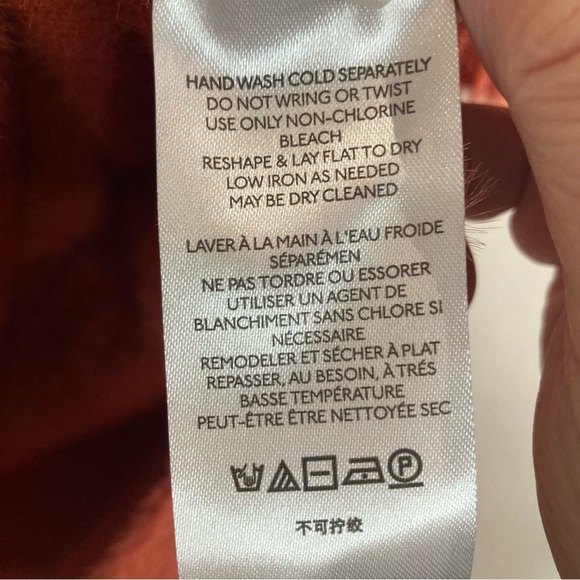 ANTHROPOLOGIE Sz XS Oversized Fuzzy Crew Neck Back Pleat Super Soft Sweater - Picture 10 of 11